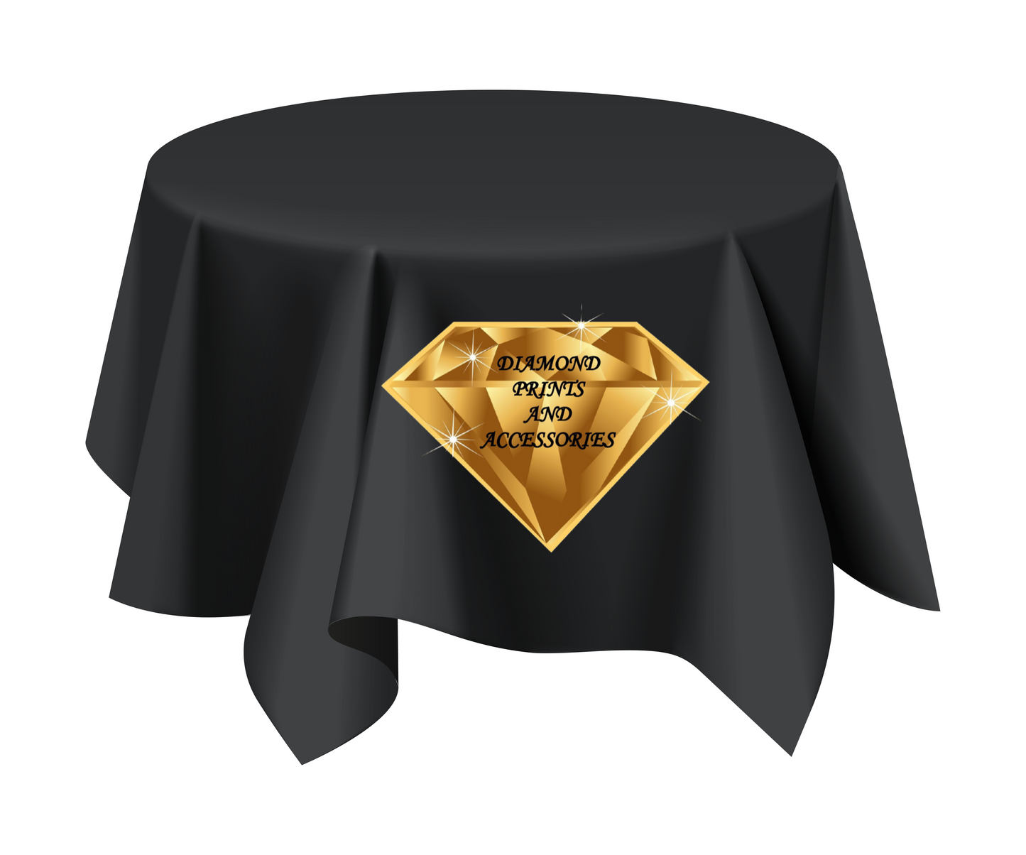 Round Tablecloth with Custom Logo