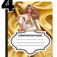 Gold Silk Composition Notebook Covers
