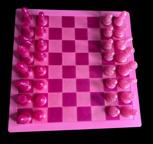 Custom Resin Chess/Checker Game Board